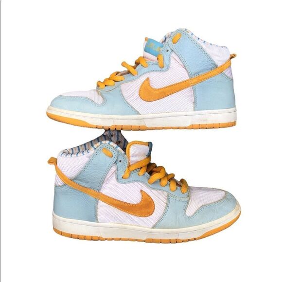 VINTAGE 2003 Nike Dunk High 'Shima Shima' Gold Wave Size 10.5 - Picture 16 of 16